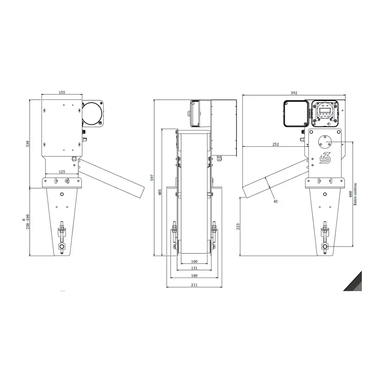 3 (2) Skimmer de Fita 400 - 12V Removedor de Óleo para CNC - Imagem 3